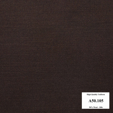 A50.105 Kevinlli V1 - Vải Suit 50% Wool - Nâu